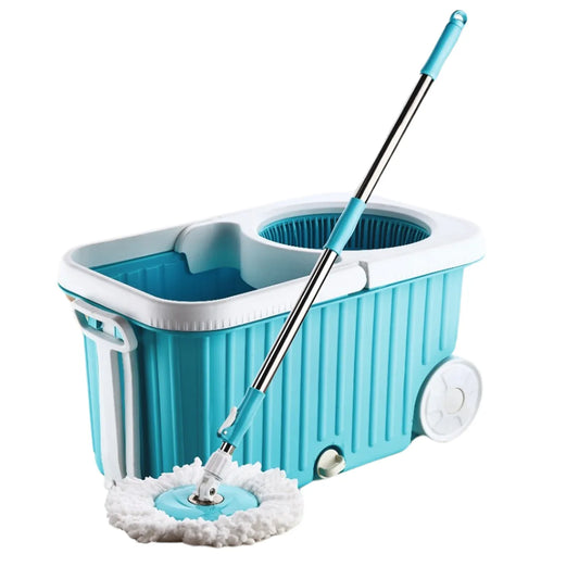 Apex Magic 360 Spin Mop Cleaning System With Stainless Steel Spinner - Zidbik