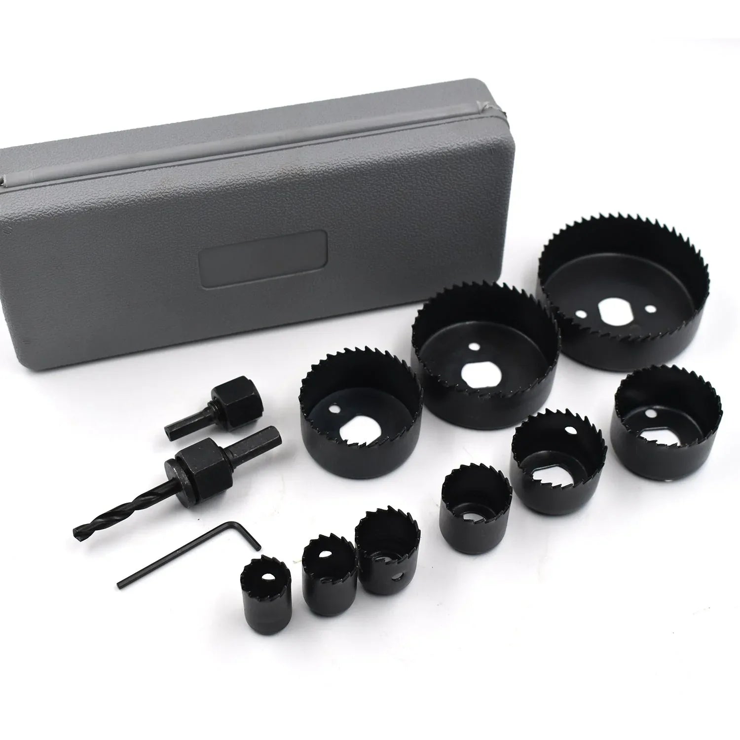 0415 -12 Pcs 19-64mm Hole Saw Kit - Zidbik