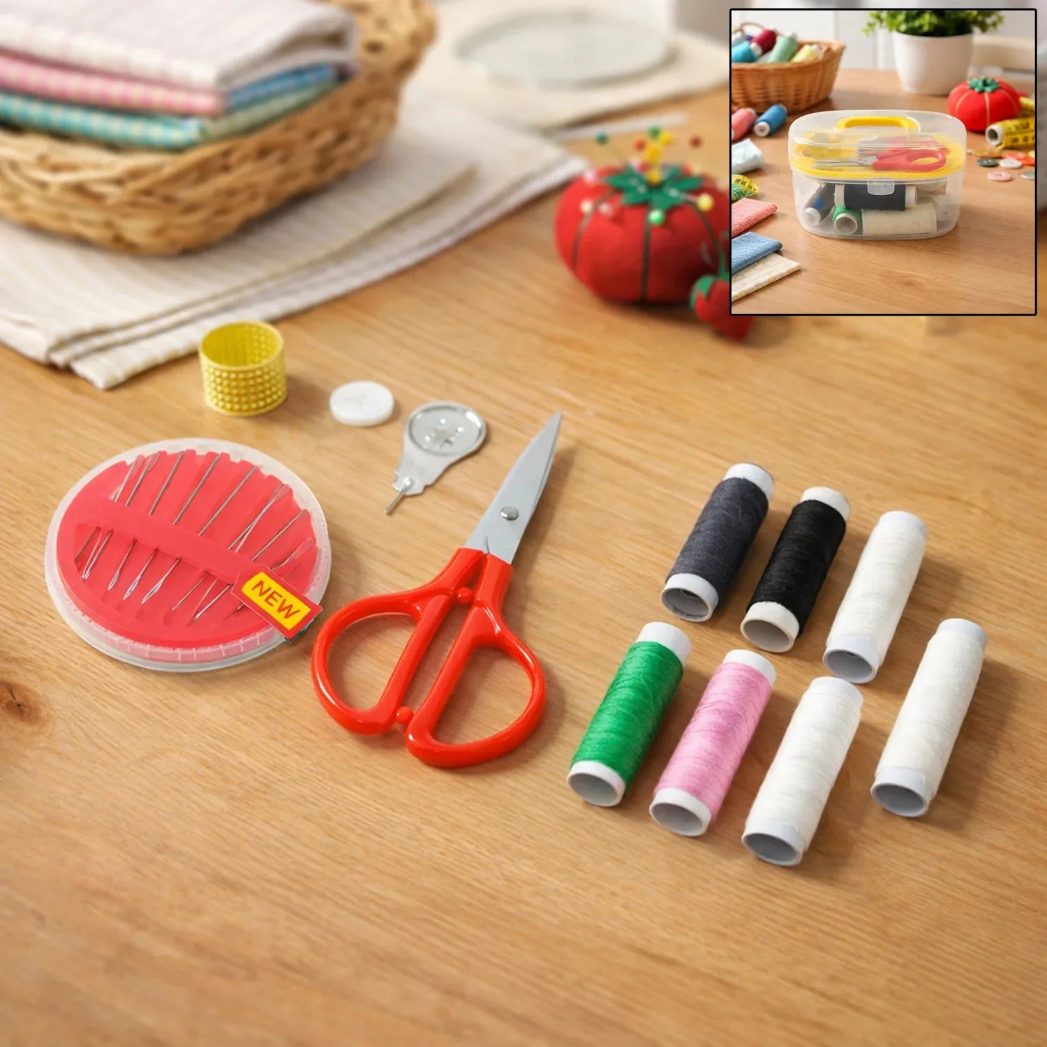 Multipurpose Sewing Kit Set (1 Set) - Zidbik