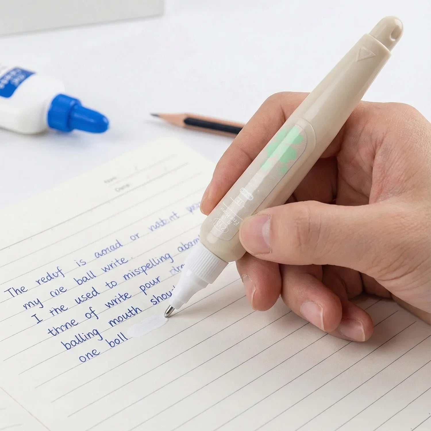 Multipurpose Craft Glue Correction Pen Combo (1 Set) - Zidbik
