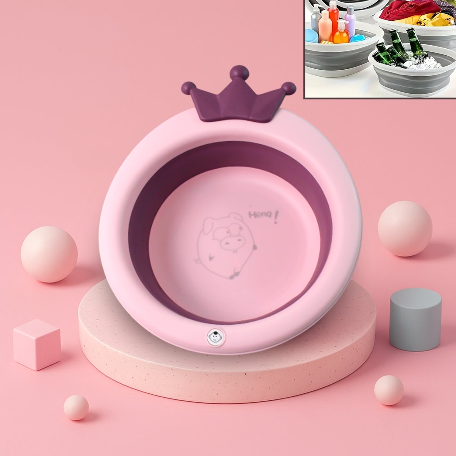 Premium Baby Bathtub With Non-slip Base - Zidbik