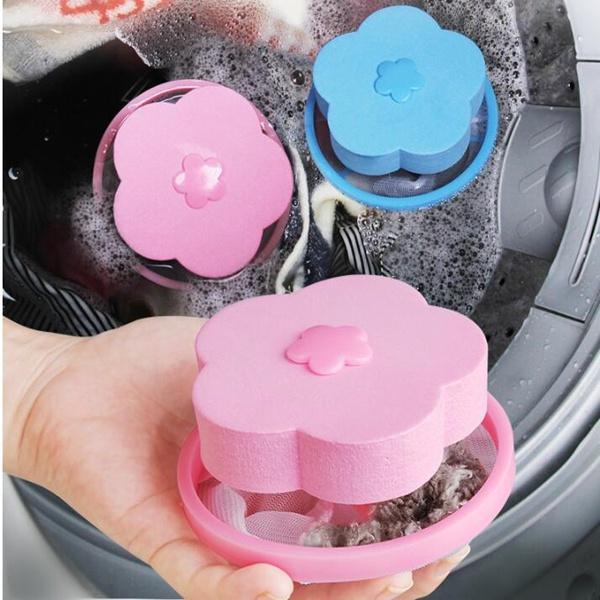 1446 Washing Machine Floating Filter Lint Mesh Bag Net Pouch Hairlint Catcher - Zidbik