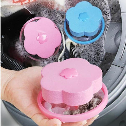 1446 Washing Machine Floating Filter Lint Mesh Bag Net Pouch Hairlint Catcher - Zidbik