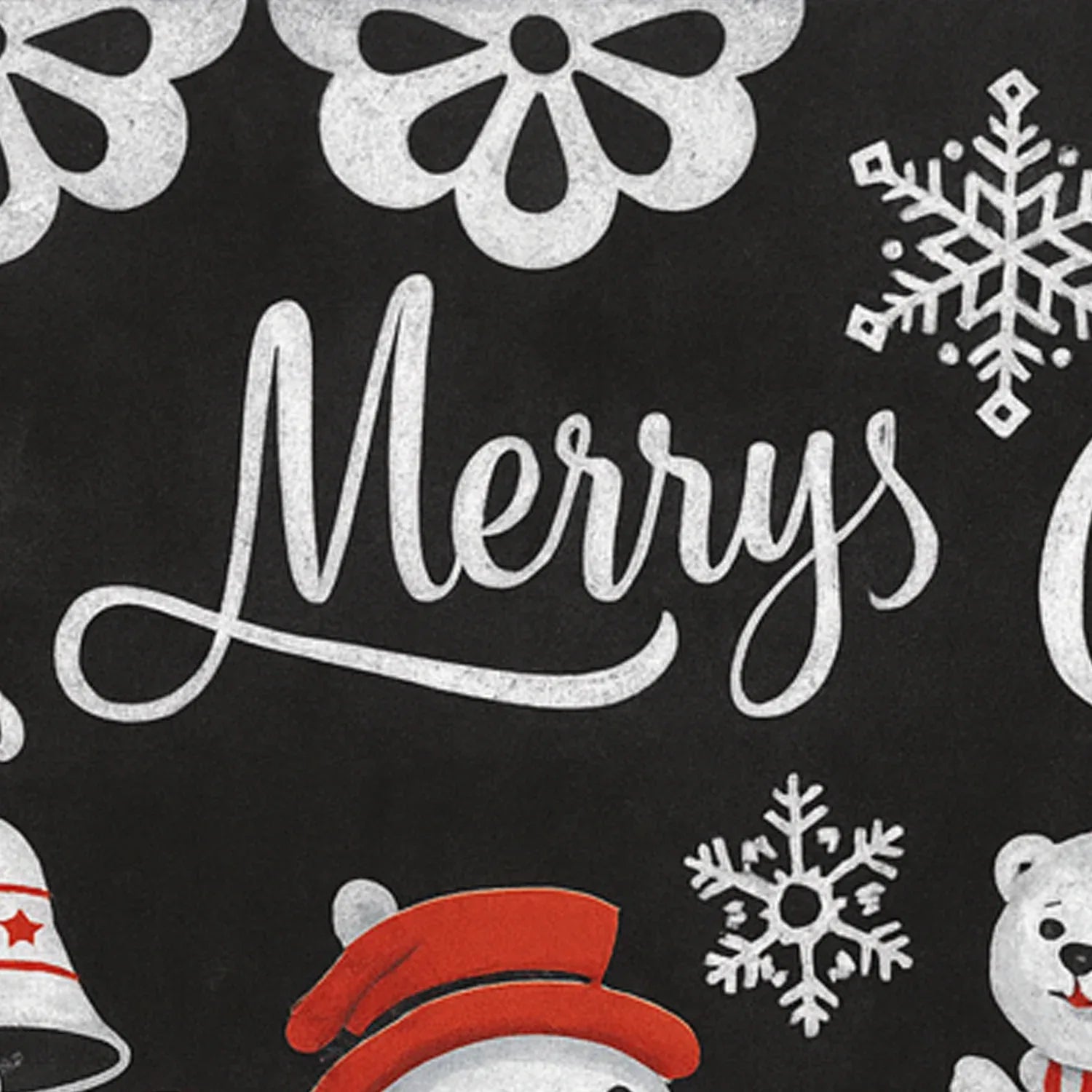 Christmas Theme Decorative Wall Sticker 90x60 Cm (1 Pc) - Zidbik