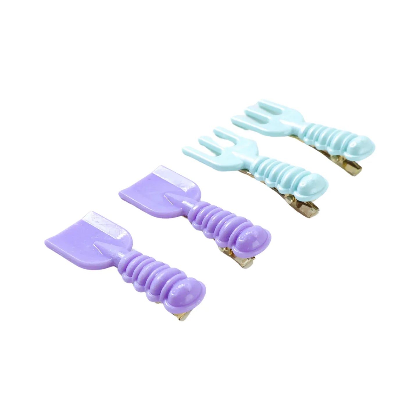 Cute Mini Tool-shape Decorative Hair Clips (4 Pc) - Zidbik