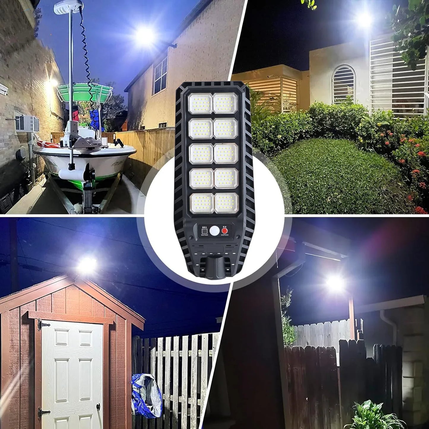 High-powered Solar Led Street Light With Motion Sensor Remote Control - Zidbik