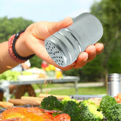 Multipurpose Stainless-steel Spice Shaker Container (1 Pc) - Zidbik