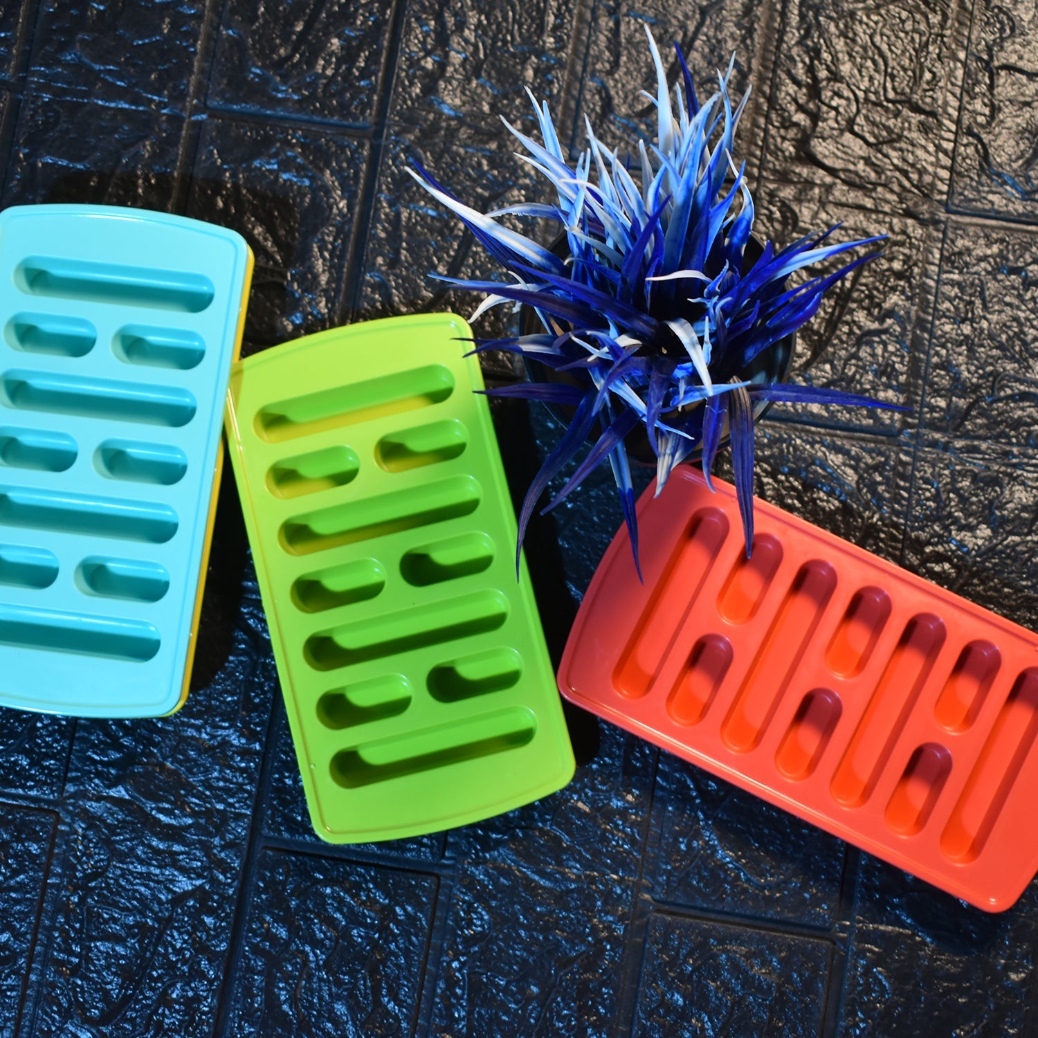 0784 4 Pc Fancy Ice Tray Used Widely In All Kinds Of Household Places While Making Ices And All Purposes. - Zidbik