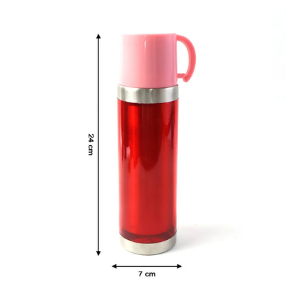Insulated Travel Mug Bottle With Handle Lid (500 Ml) - Zidbik