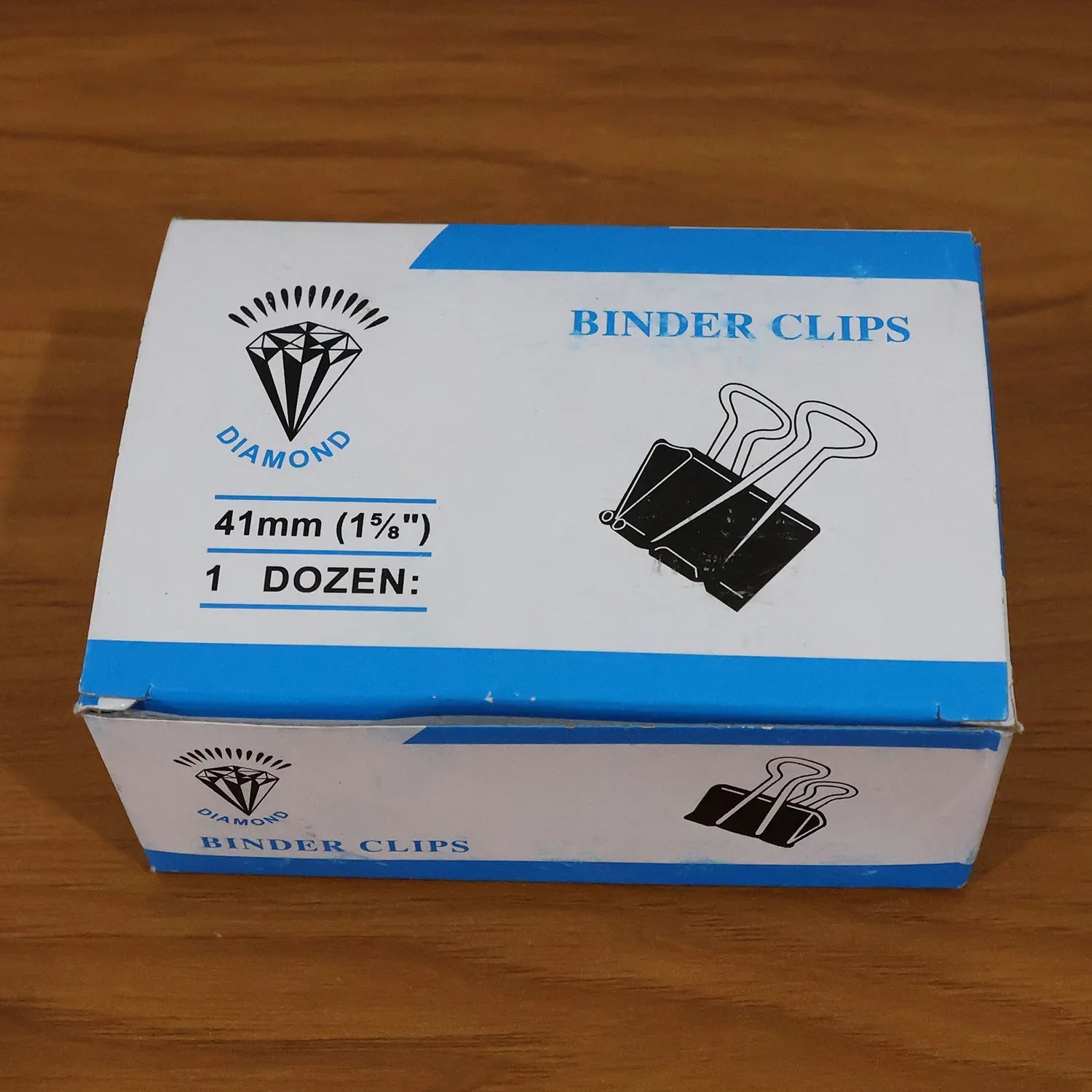 Medium Size Heavy-duty Black Binder Clips Set (32 Mm 12 Pc) - Zidbik