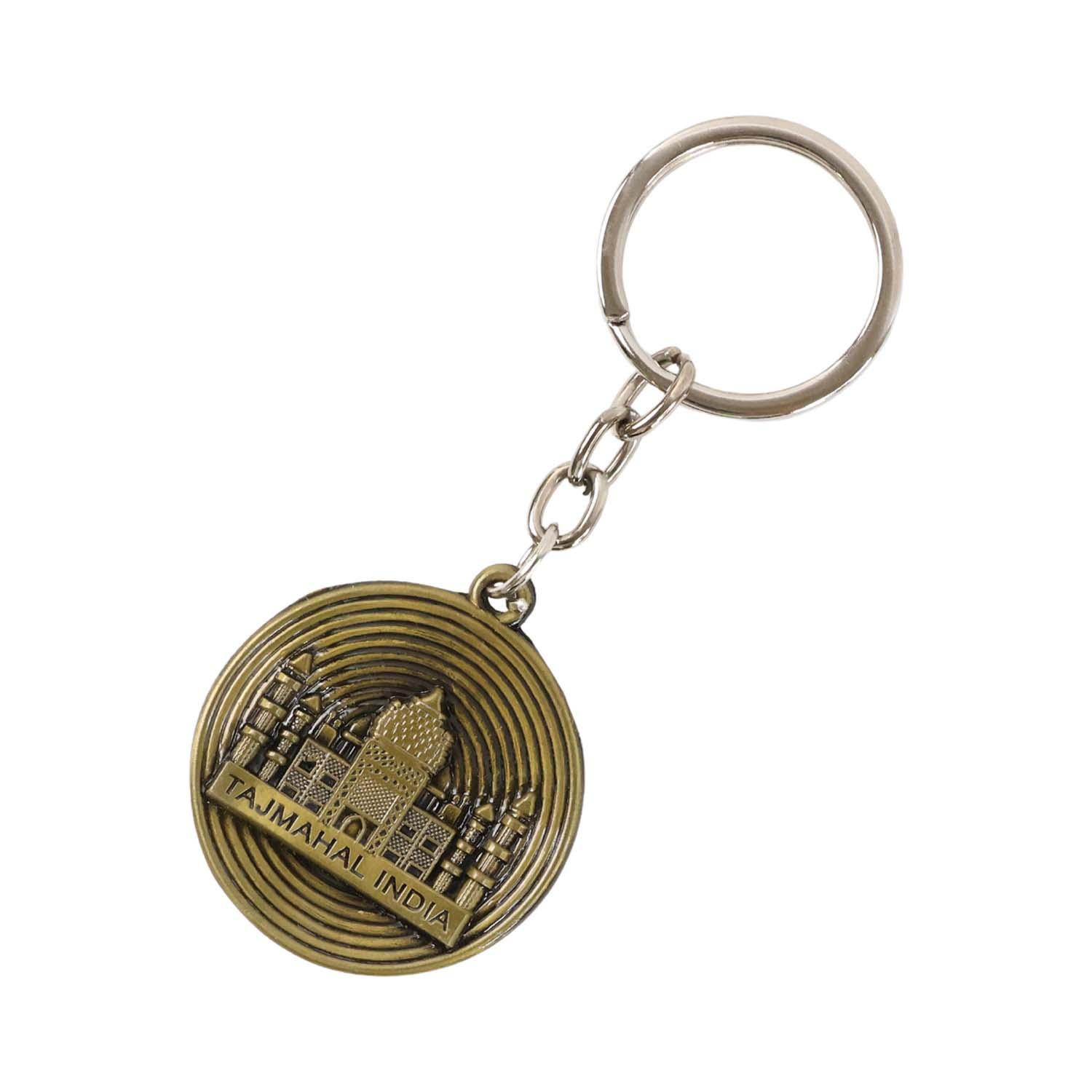 Premium Taj Mahal India Souvenir Keychain (1 Pc) - Zidbik
