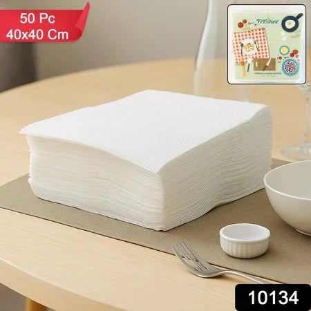 Freshee Premium Dinner Napkins 50 Pc Pack (40 40 Cm) - Zidbik
