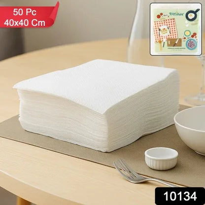 Freshee Premium Dinner Napkins 50 Pc Pack (40 40 Cm) - Zidbik