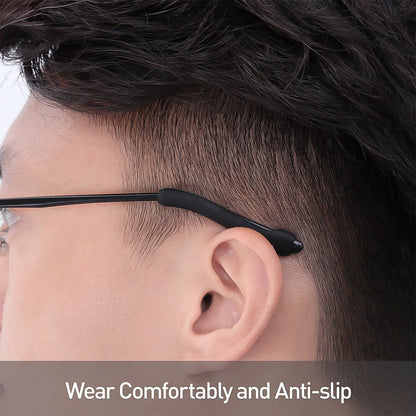 Eyeglass Anti Slip Ear Grip Soft Silicone Glasses Ear Hooks (1 Pair  Color May Be Vary) - Zidbik