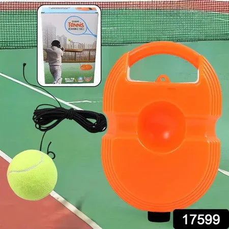 17599 Tennis Trainer Rebound Ball With String Convenient Tennis Training Gear Tennis Practice Device Base For Kids Adults - Zidbik