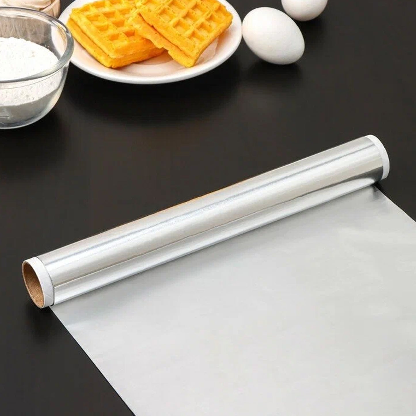 5989 Premium Quality Food Grade Aluminum Foil Roll Heavy Duty Non Stick Thick Aluminum Foil Sheet Baking Grilling Tool 72mtr (1pc) - Zidbik