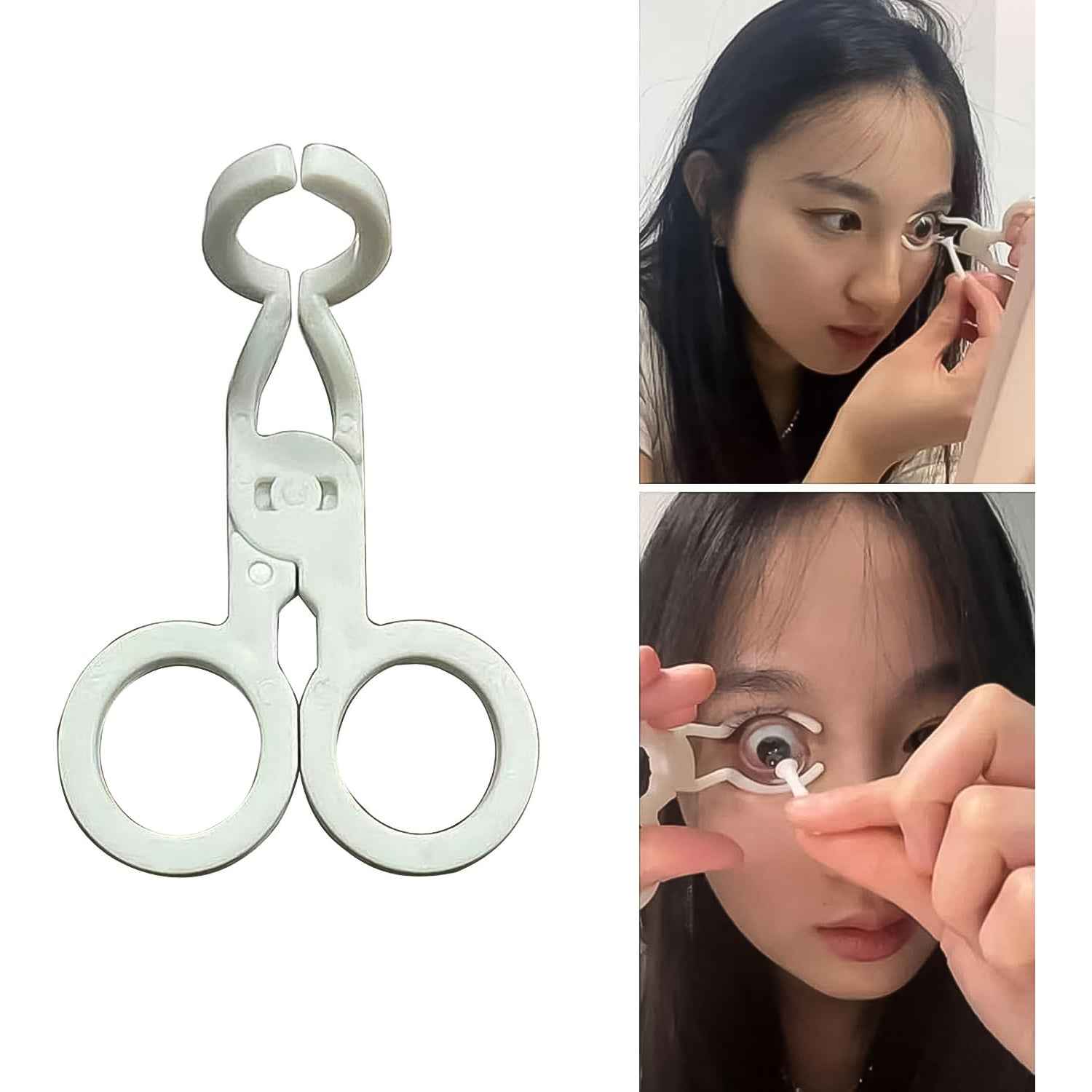 Plastic Ergonomic Women Eye Care Contact Lenses Inserter Remover Tool (1 Pc) - Zidbik