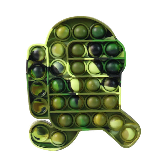 Premium Cartoon Shape Silicone Pop It Fidget Toy (1 Pc) - Zidbik