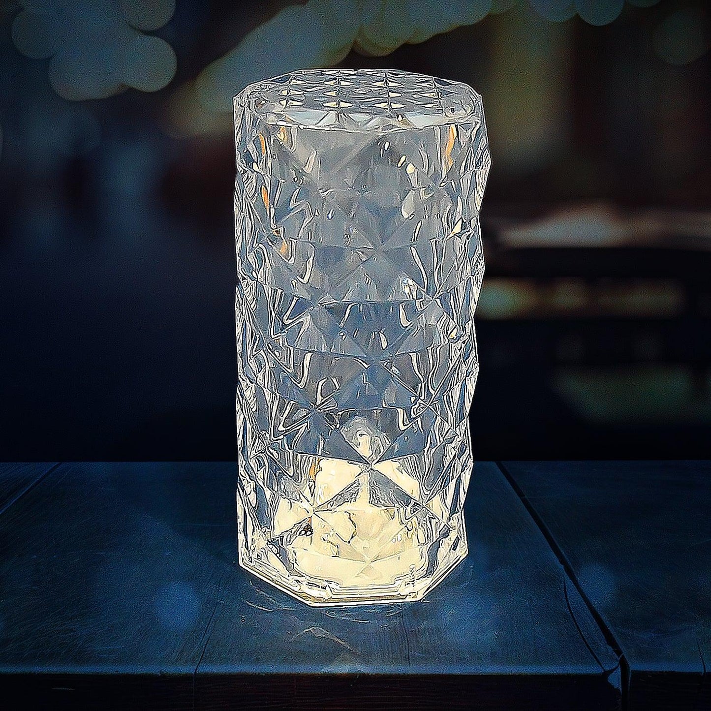 6240 Diamond Table Lamp Candles For Home Decoration Crystal Candle Lights - Zidbik