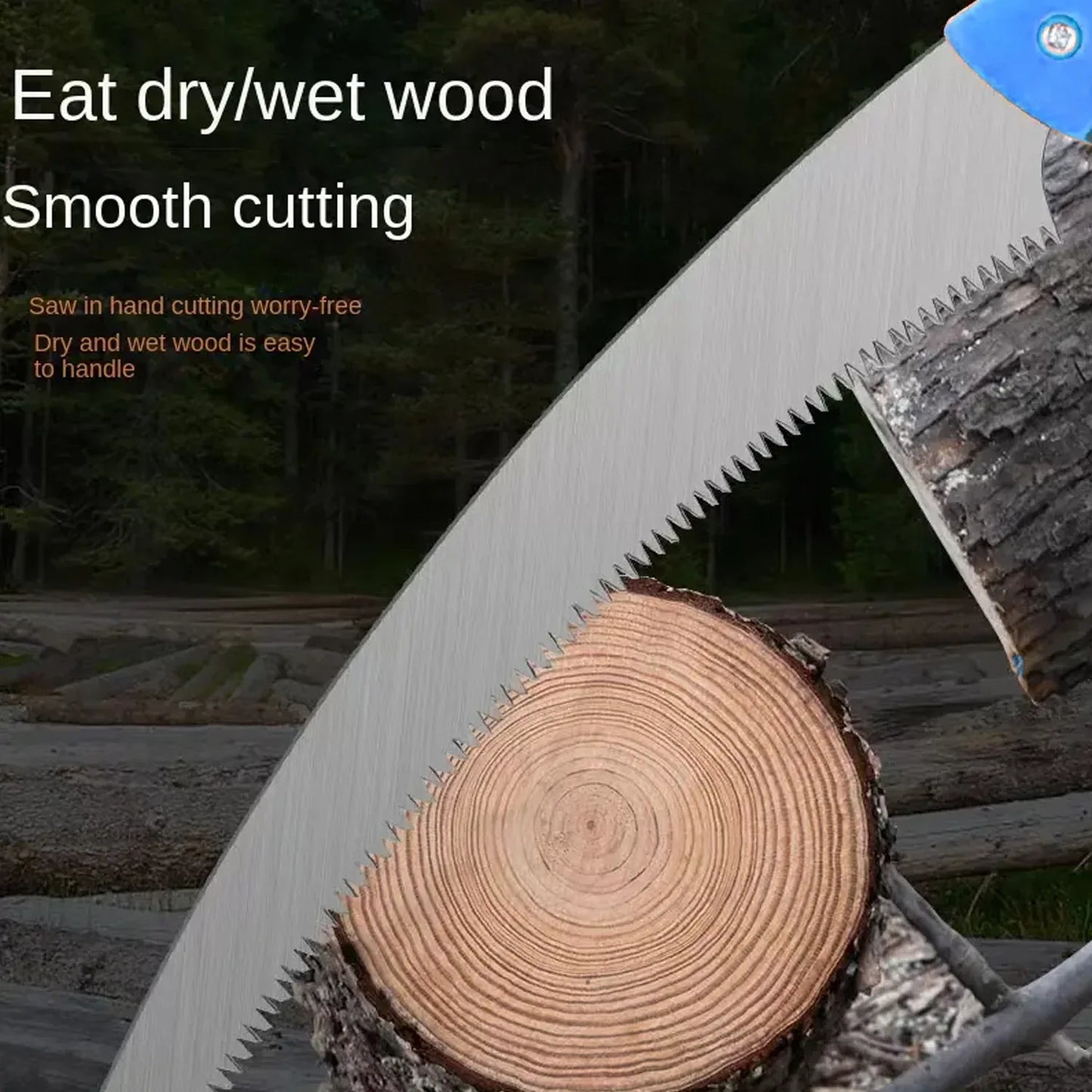 7566 20 Inch Pruning Saw With High Carbon Steel Hand Saw Edge Sharpen Teeth With Cover Packing Perfect For Gardening Grass Tree Cutting Plants Shrubs Wood Branch Cut - Zidbik