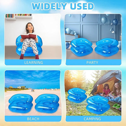 Inflatable Sofa Chair For Boys And Girls Suitable For Camping (28 Inch Approx 1 Set) - Zidbik