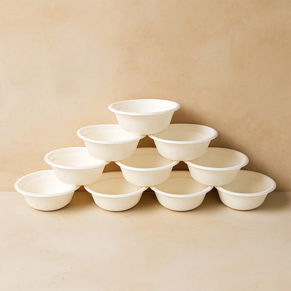 Freshee 240 Ml Compostable Bagasse Bow (10 Pc) - Zidbik