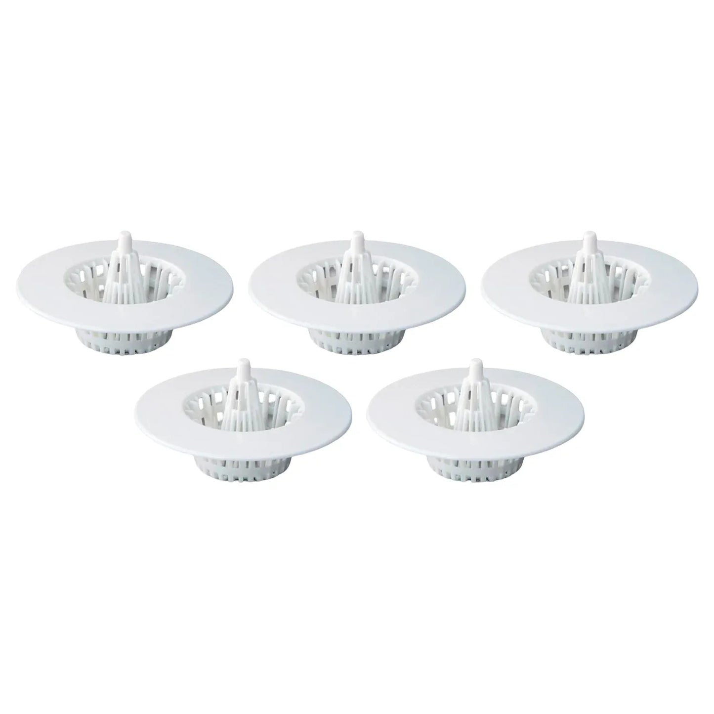 5 Pcs Multipurpose Sink Drain Hair Catcher Strainer Filter (3045 Mm) - Zidbik