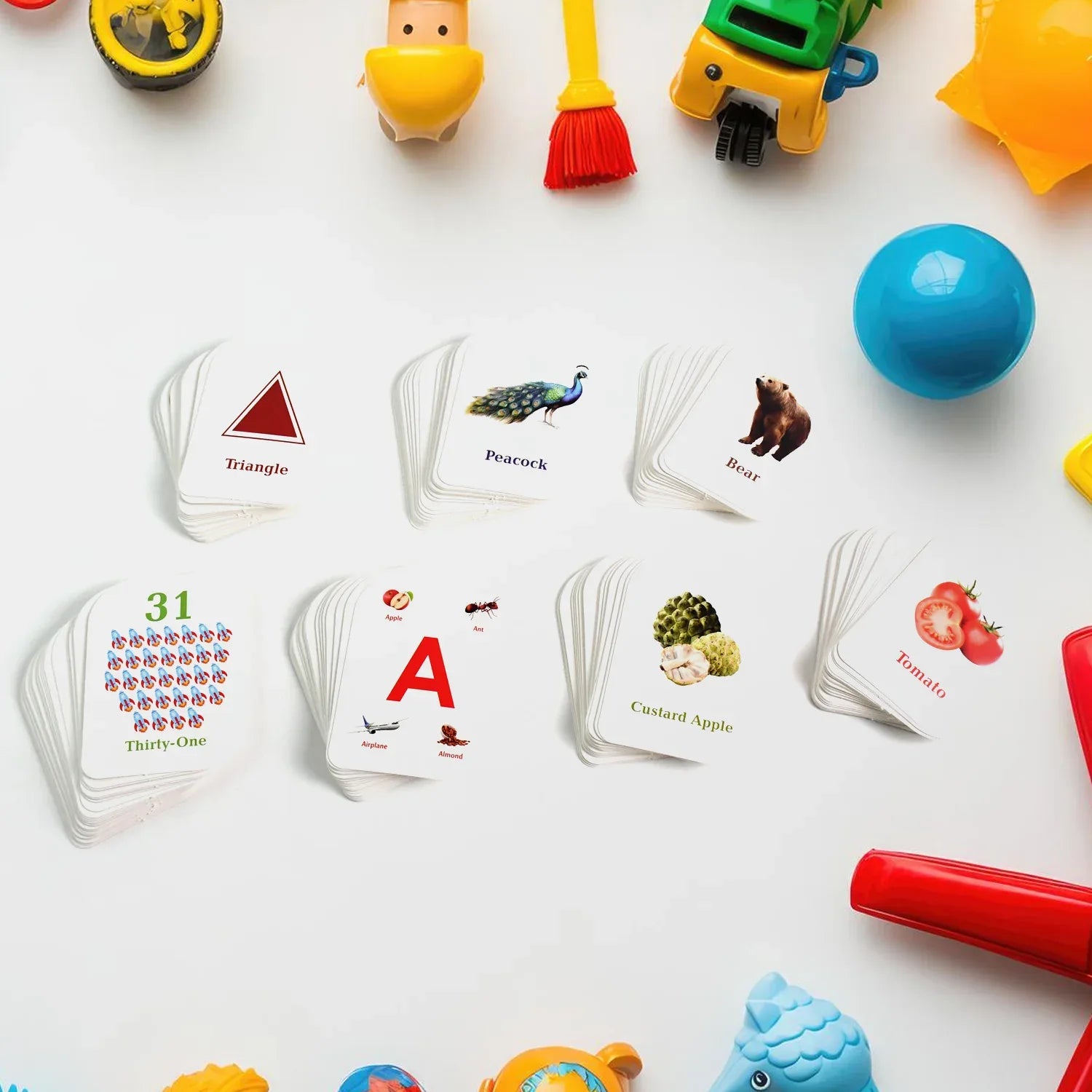 7-in-1 Kidkraft Early Learner Flashcard Combo Set ( 224 Pc Card) - Zidbik