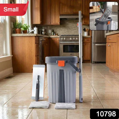 Small Size Multipurpose Flat Mop Cleaning Bucket Set - Zidbik