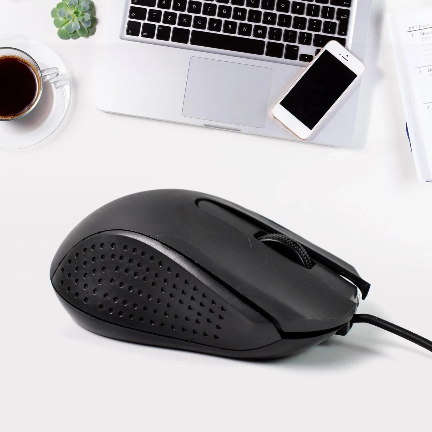 Computer Laptop Wired Optical Mouse M-022 (1 Pc) - Zidbik