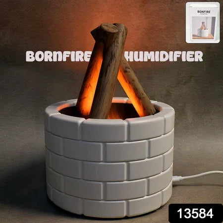 Bonfire Shaped Diffuser Essential Oil Diffuser Multi Function Flame Oil Diffuser (1 Pc) - Zidbik