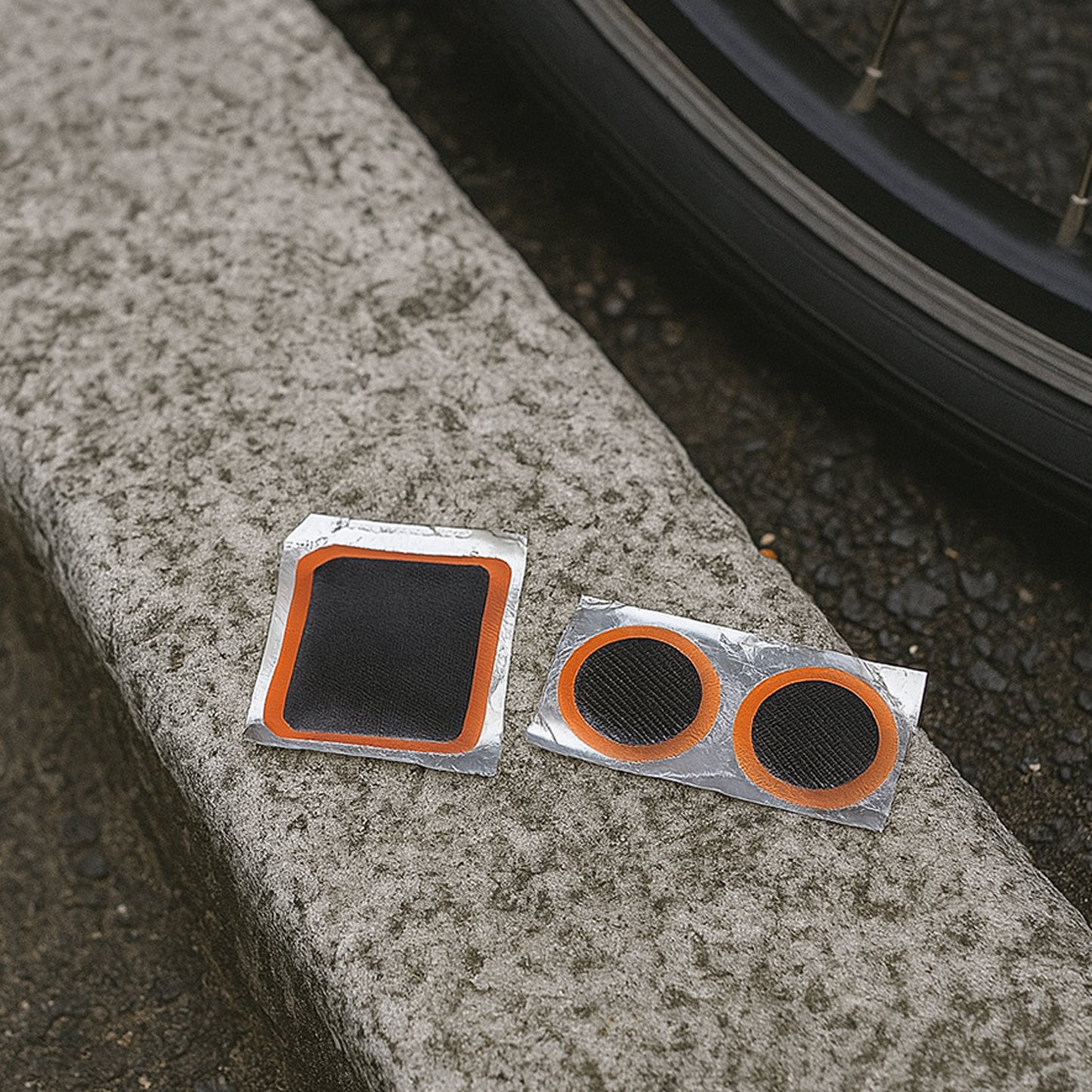 Bicycle Tire Repair Kit Puncture Repair Set With Adhesive Portable Tools - Zidbik