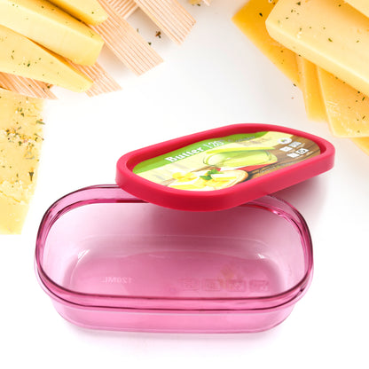 5553 Butter Container Pp Butter Storage Box Easy To Take Portable Large Capacity For Kitchen For Home For Cheese For Butter (120 Ml) - Zidbik