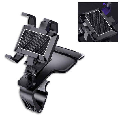 Car Phone Holder Mount 6281 - 360 Degree Adjustable Stand for Stable One-Hand Operation on Dashboard