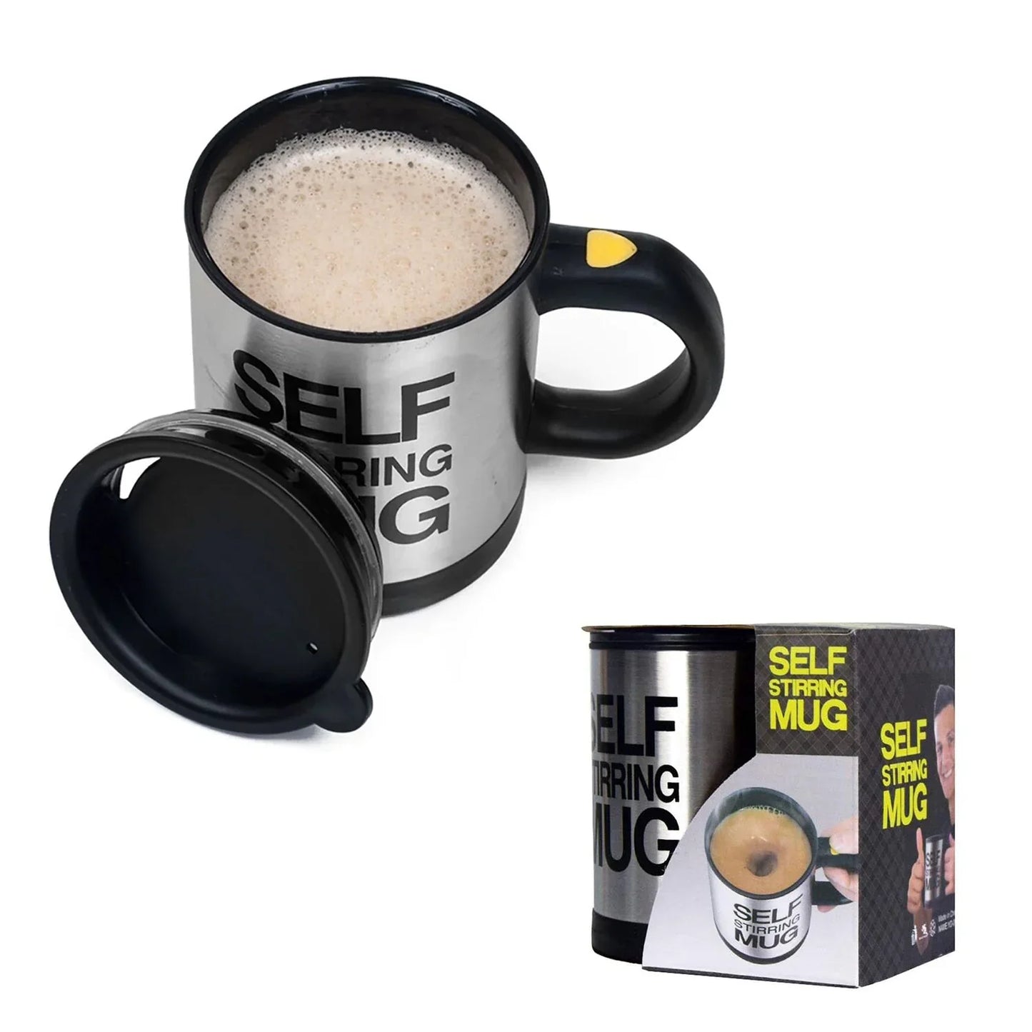 4791 Self Stirring Mug Used In All Kinds Of Household And Official Places For Serving Drinks Coffee And Types Of Beverages Etc. - Zidbik