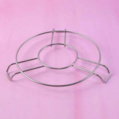 Stainless Steel Round Table Ring Hot Pot Stand (1 Pc) - Zidbik