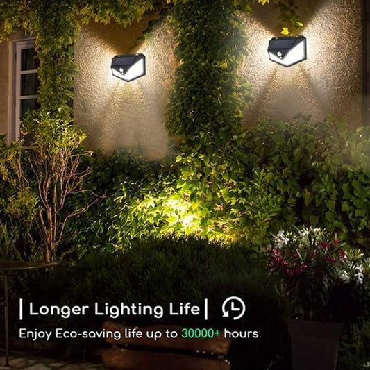 1255 Solar Lights For Garden Led Security Lamp For Home Outdoors Pathways - Zidbik