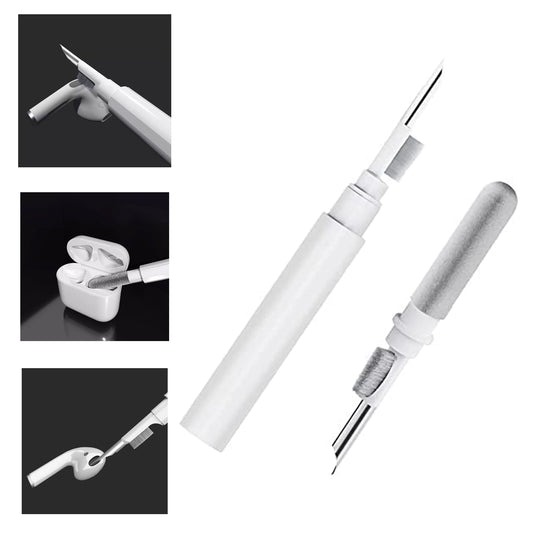 6188 3 In 1 Earbuds Cleaning Pen For Cleaning Of Ear Buds And Ear Phones Easily Without Having Any Damage. - Zidbik