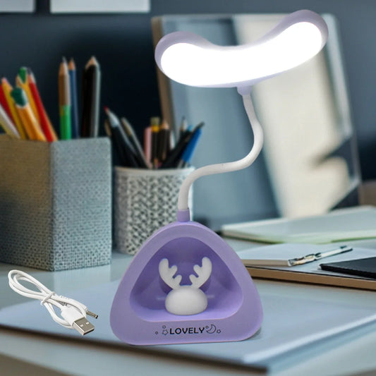 Cute Lovely Led Desk Light Led Lamps Button Control (1 Pc) - Zidbik