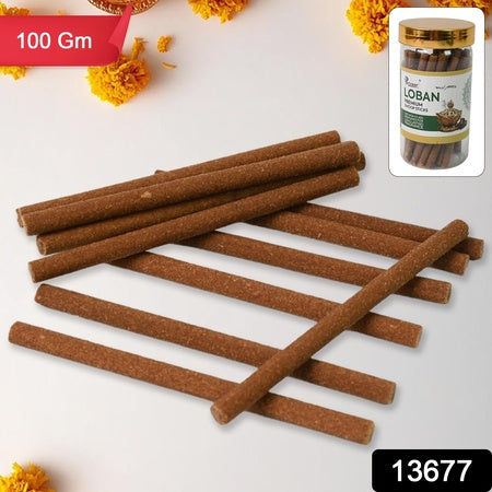 Loban Dhoop Sticks For Home Office Religious Ceremonies Meditation And Pooja (100 Gm) - Zidbik