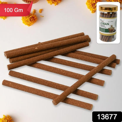 Loban Dhoop Sticks For Home Office Religious Ceremonies Meditation And Pooja (100 Gm) - Zidbik