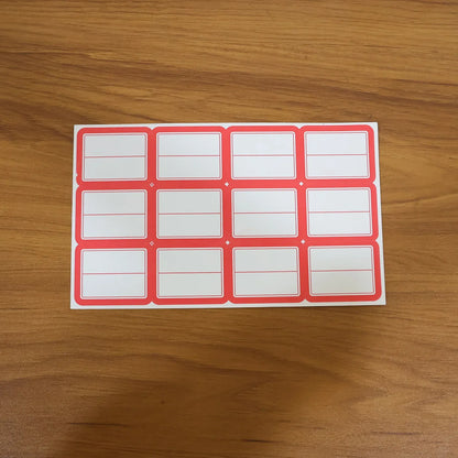 1 Sheets Self-adhesive Label Stickers - Zidbik