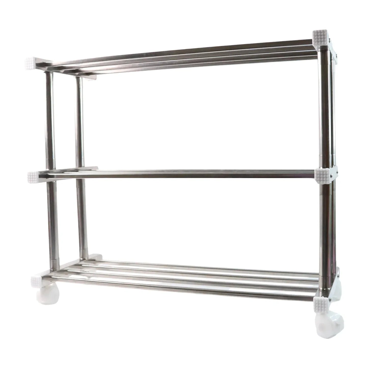 Supermom Stainless Steel Multipurpose Shoe Storage Rack - (1 Pc) - Zidbik