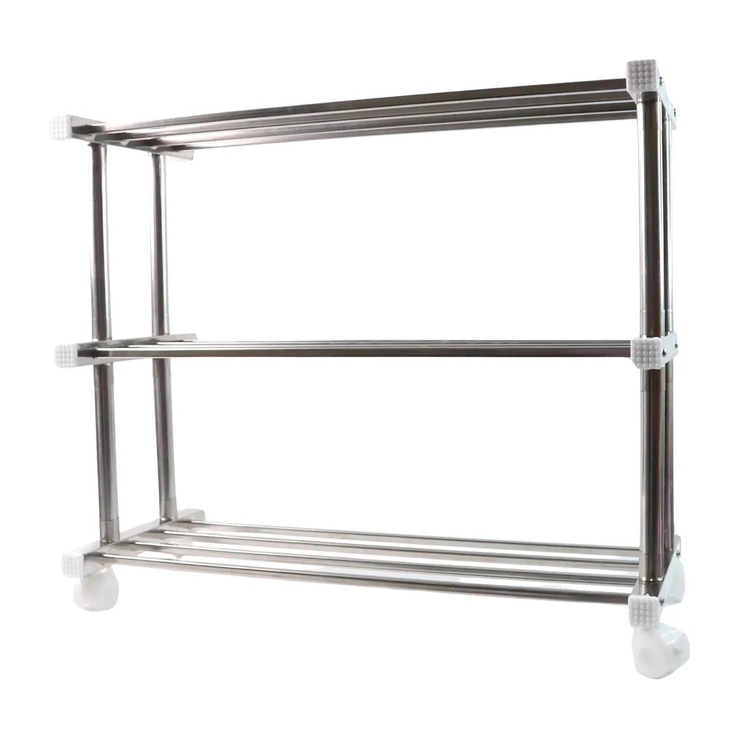 Supermom Stainless Steel Multipurpose Shoe Storage Rack - (1 Pc) - Zidbik