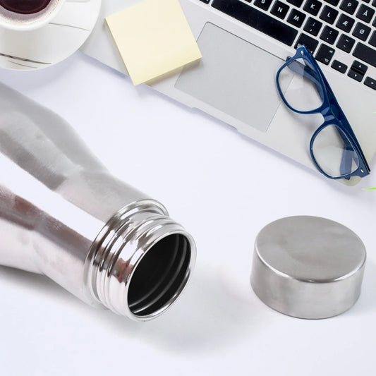 Stainless Steel Double Wall Vacuum-insulated Drink Water Bottle (1000 Ml Approx) - Zidbik