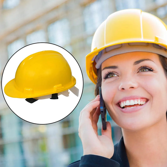 1798 Yellow Plastic Hard Hat Construction Cap (1pc Only) - Zidbik
