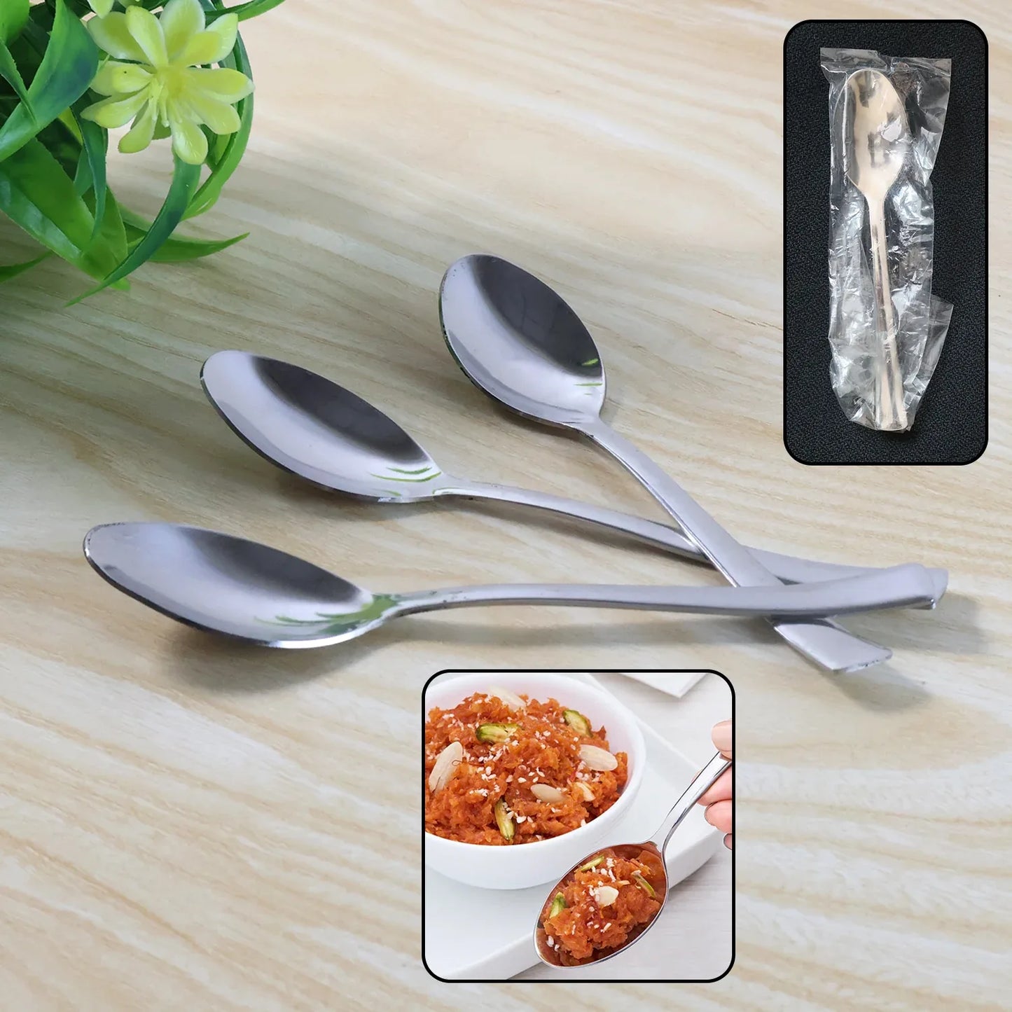 Everyday Dining Spoons - (3 Pc Set) - Zidbik