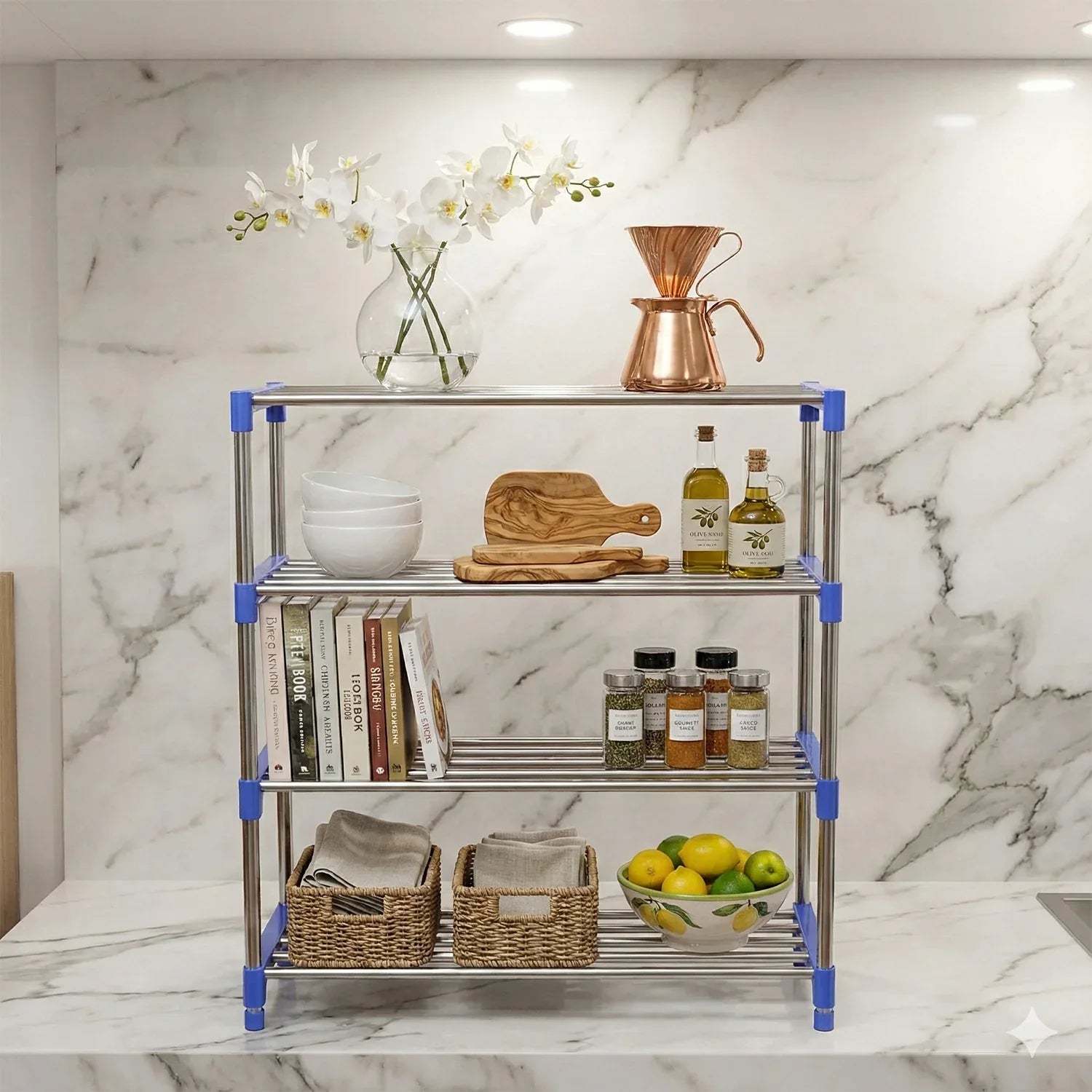 Multipurpose 4-layer Shoe Rack Organizer Set - Zidbik