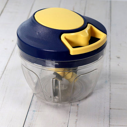 0089 Chopper With 4 Blades For Effortlessly Chopping Vegetables And Fruits For Your Kitchen (650ml) - Zidbik