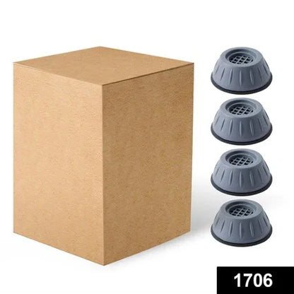 1706 Machine Leveling Feet Anti Walk Pads Shock Absorbed Furniture Lifting Base - Zidbik